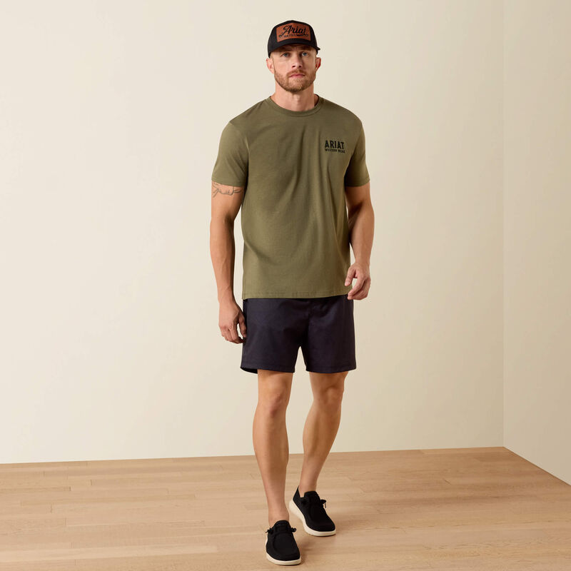 MNS Ariat Outline Shop T-Shirt