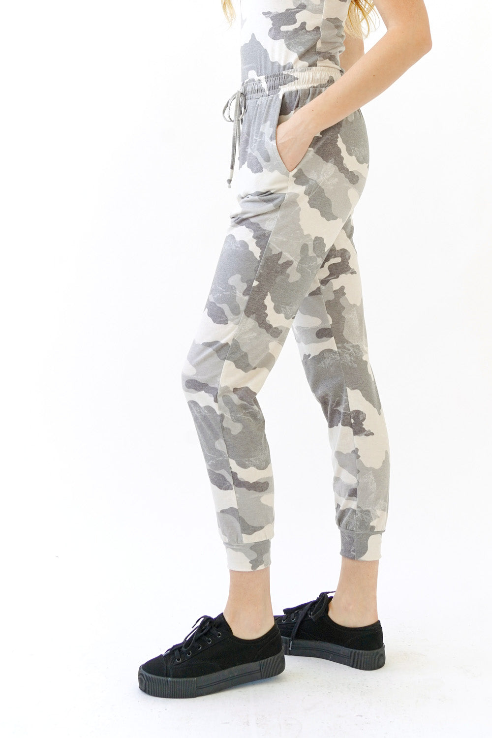 Washed Camo Sweatpants