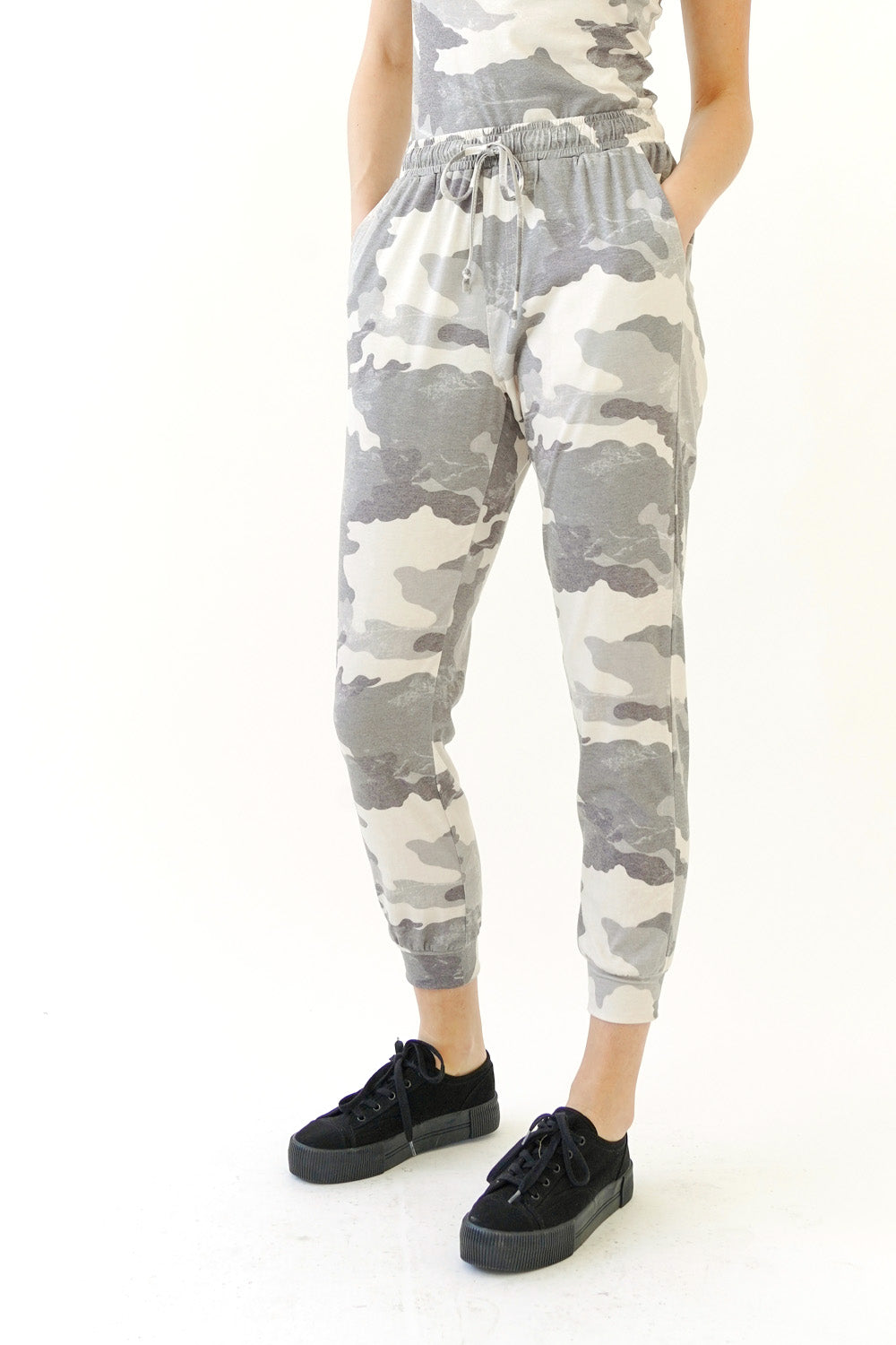 Washed Camo Sweatpants