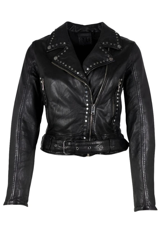 Maryn RF Leather Jacket