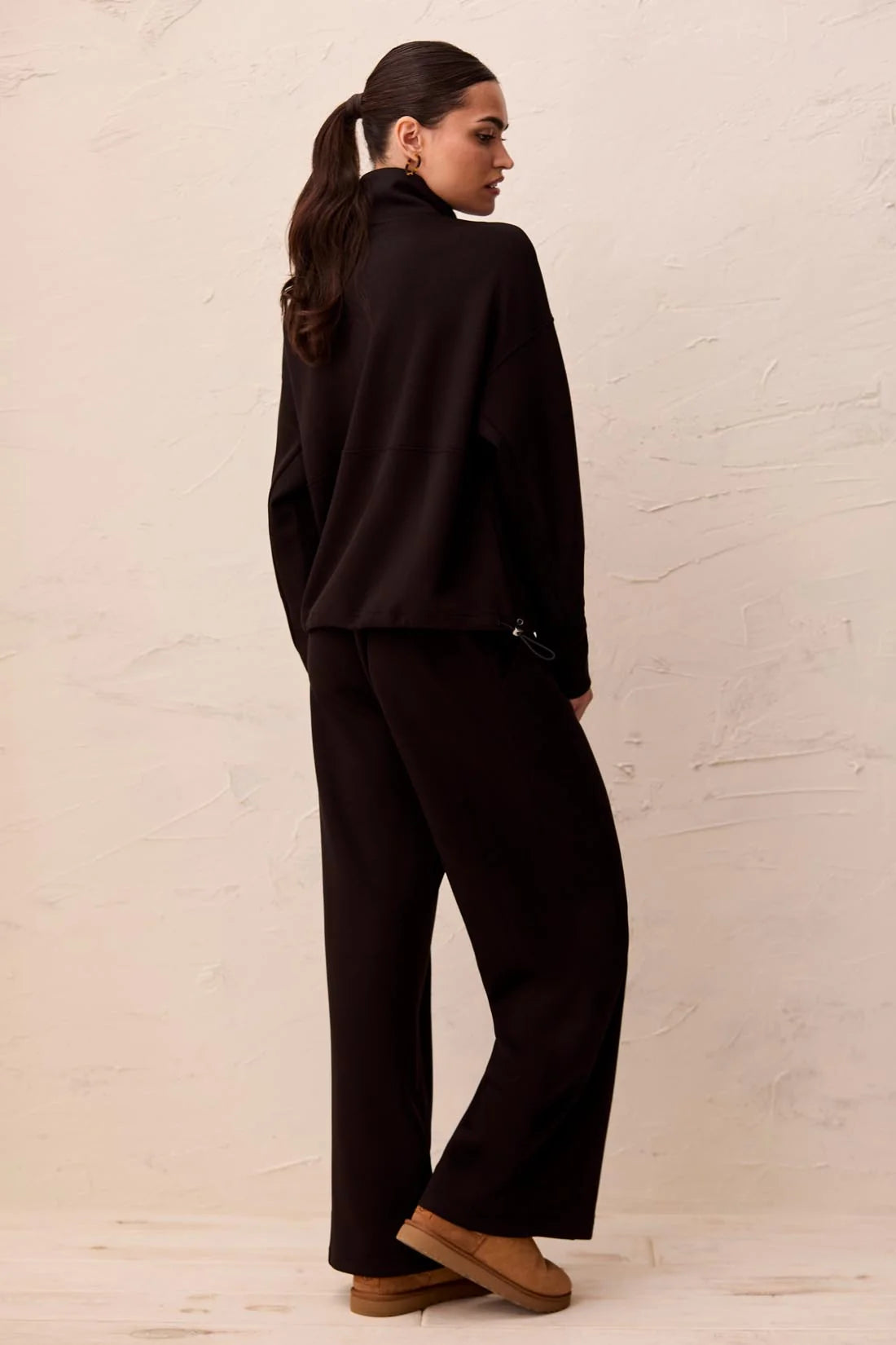 Techno Lux Quarter-Zip Funnel Neck Pullover
