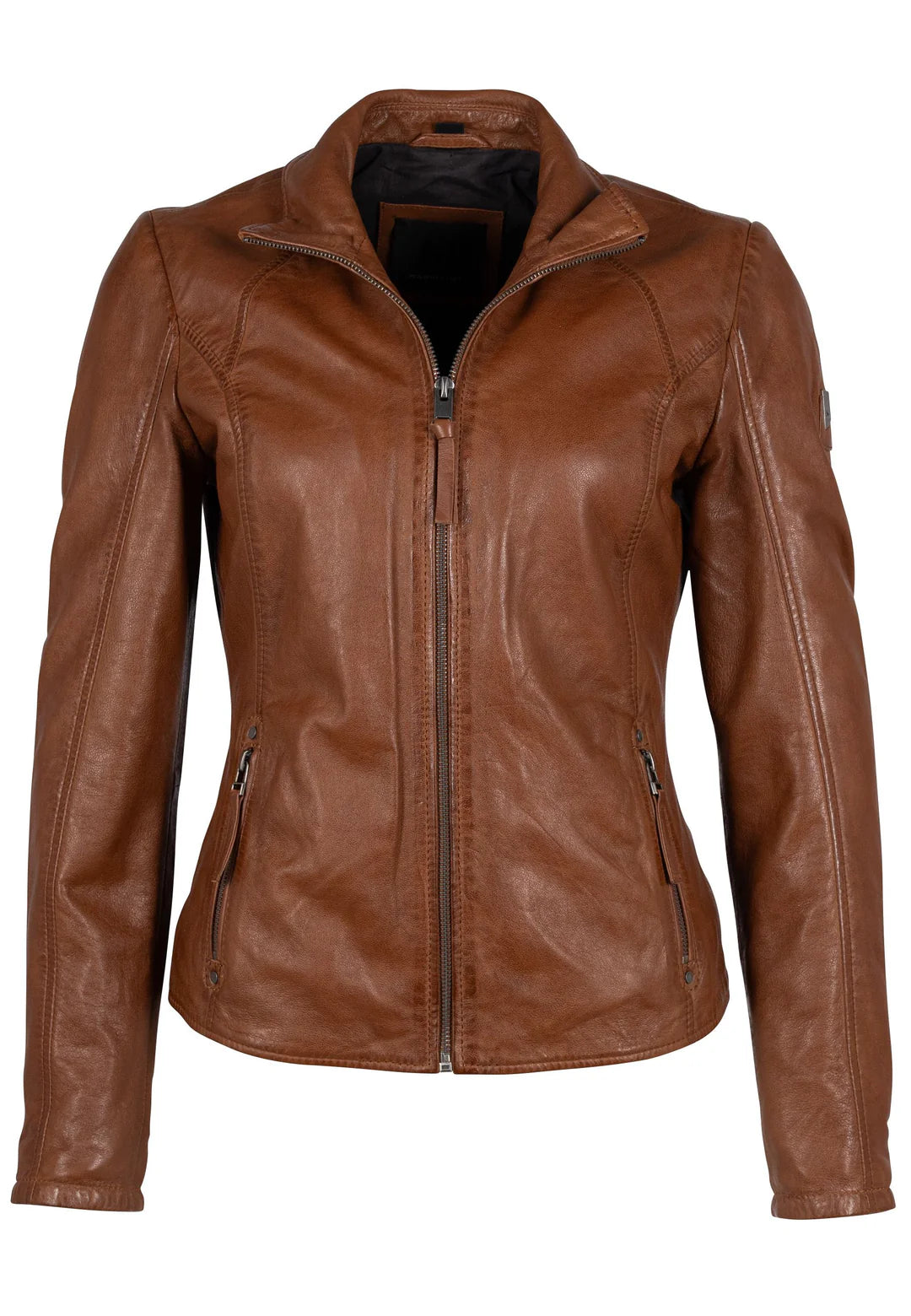 Else 2 Leather Jacket Tonal Zips
