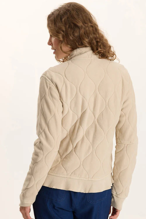 Osment Plush Quilted 4-Pocket Bomber Jacket