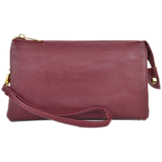 Folded Clutch with Zipper