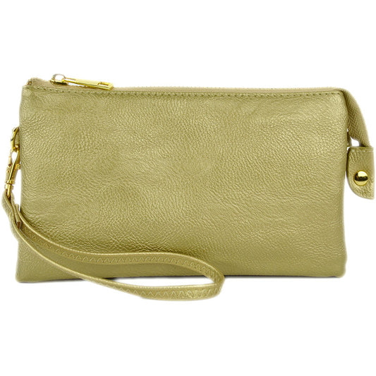 Folded Clutch with Zipper