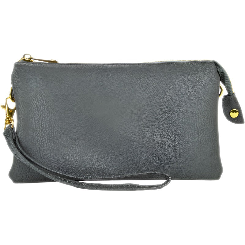 Folded Clutch with Zipper