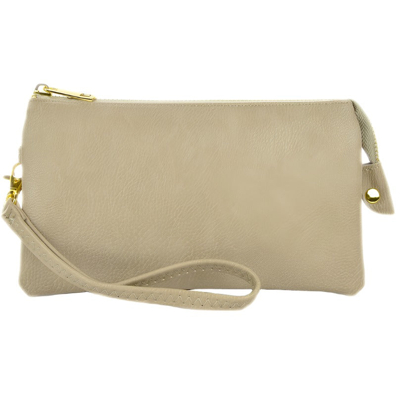 Folded Clutch with Zipper