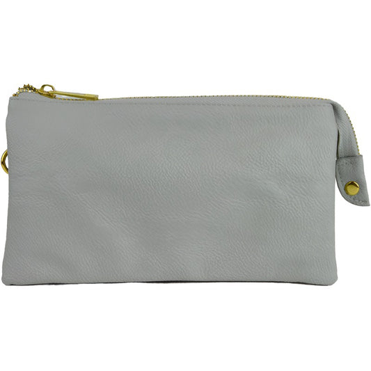 Folded Clutch with Zipper