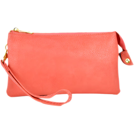 Folded Clutch with Zipper