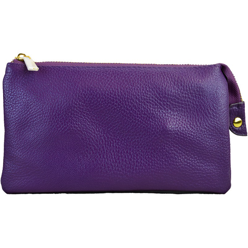 Folded Clutch with Zipper