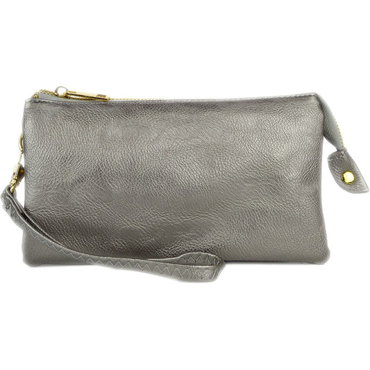 Folded Clutch with Zipper