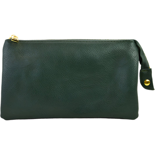 Folded Clutch with Zipper