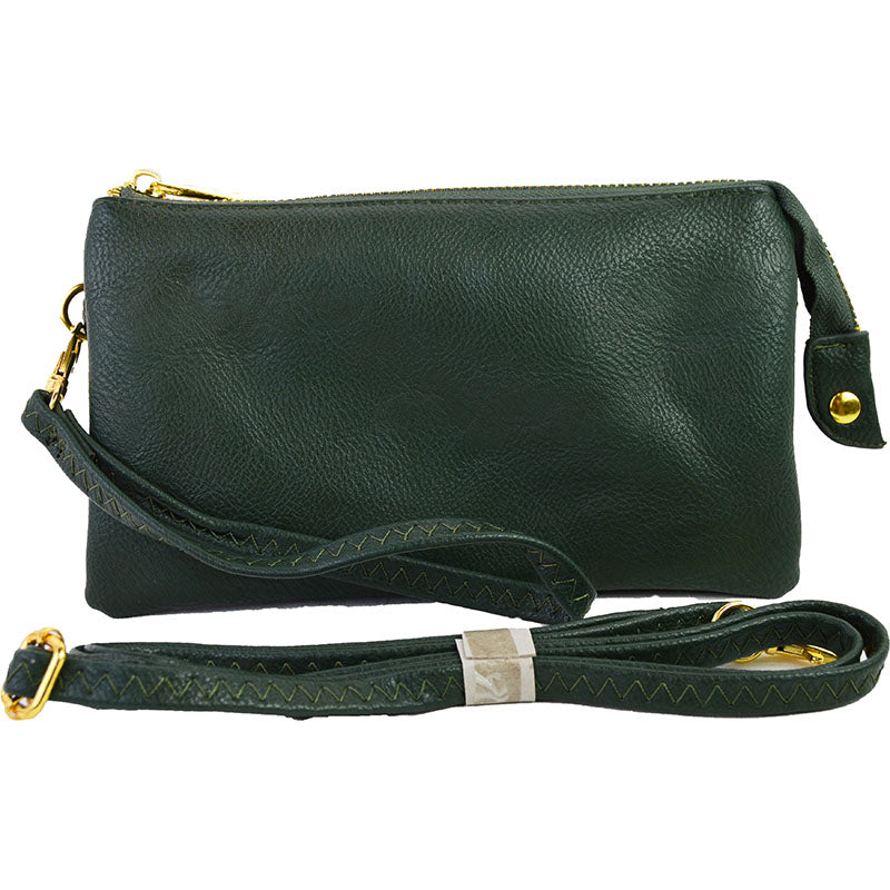 Folded Clutch with Zipper
