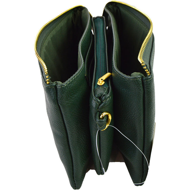 Folded Clutch with Zipper