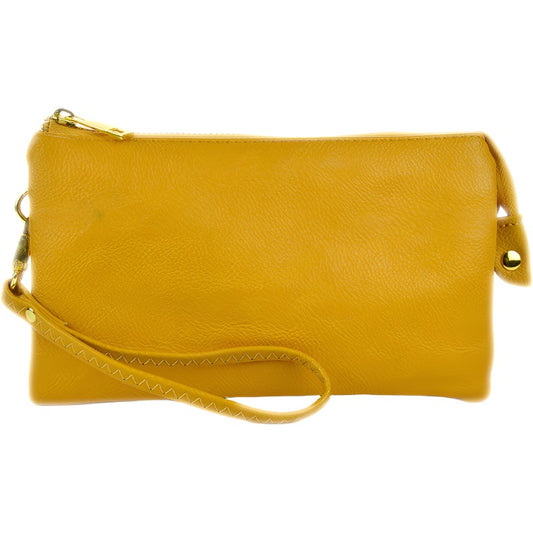 Folded Clutch with Zipper