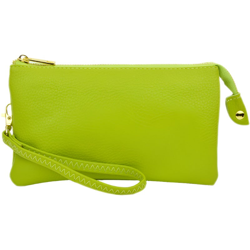 Folded Clutch with Zipper