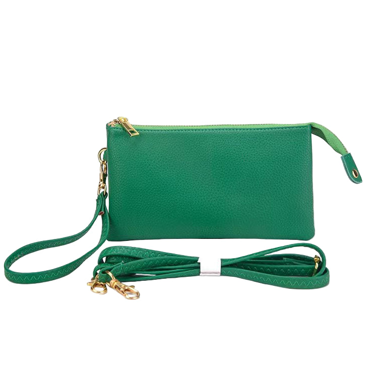 Folded Clutch with Zipper