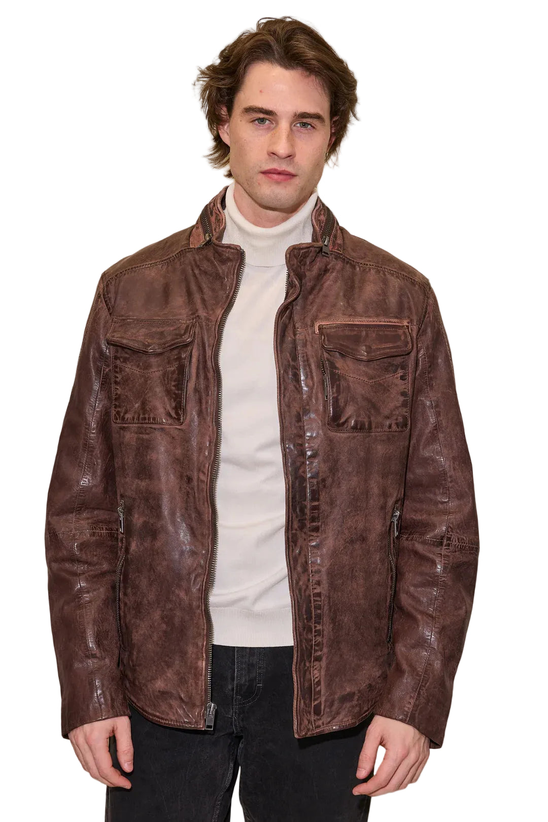 Men's Cove RF Leather Jacket