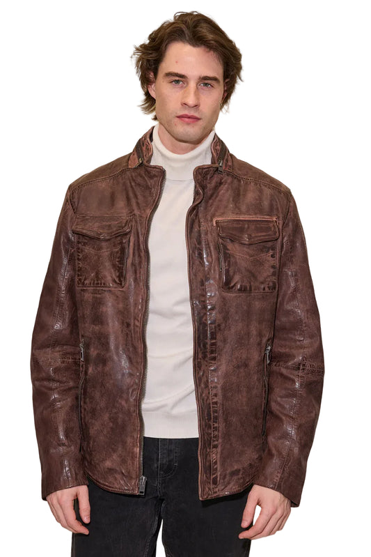 Men's Cove RF Leather Jacket
