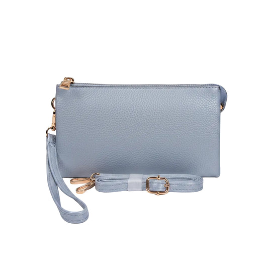 Folded Clutch with Zipper