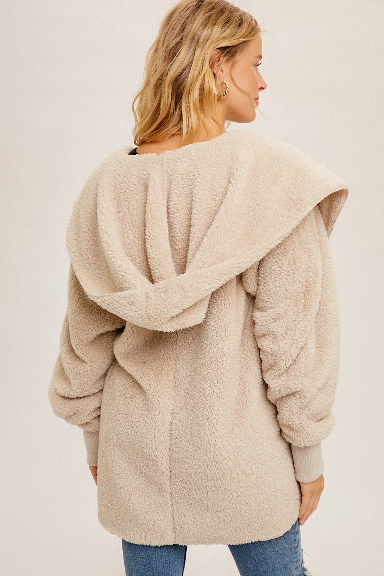 Faux Fur Hooded Jacket