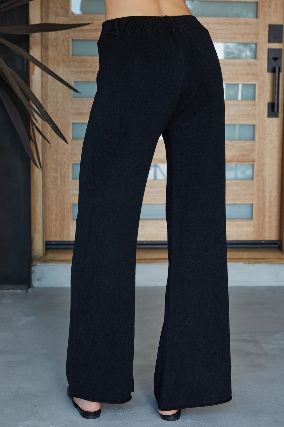 Italian Viscose Knit Flared Pant