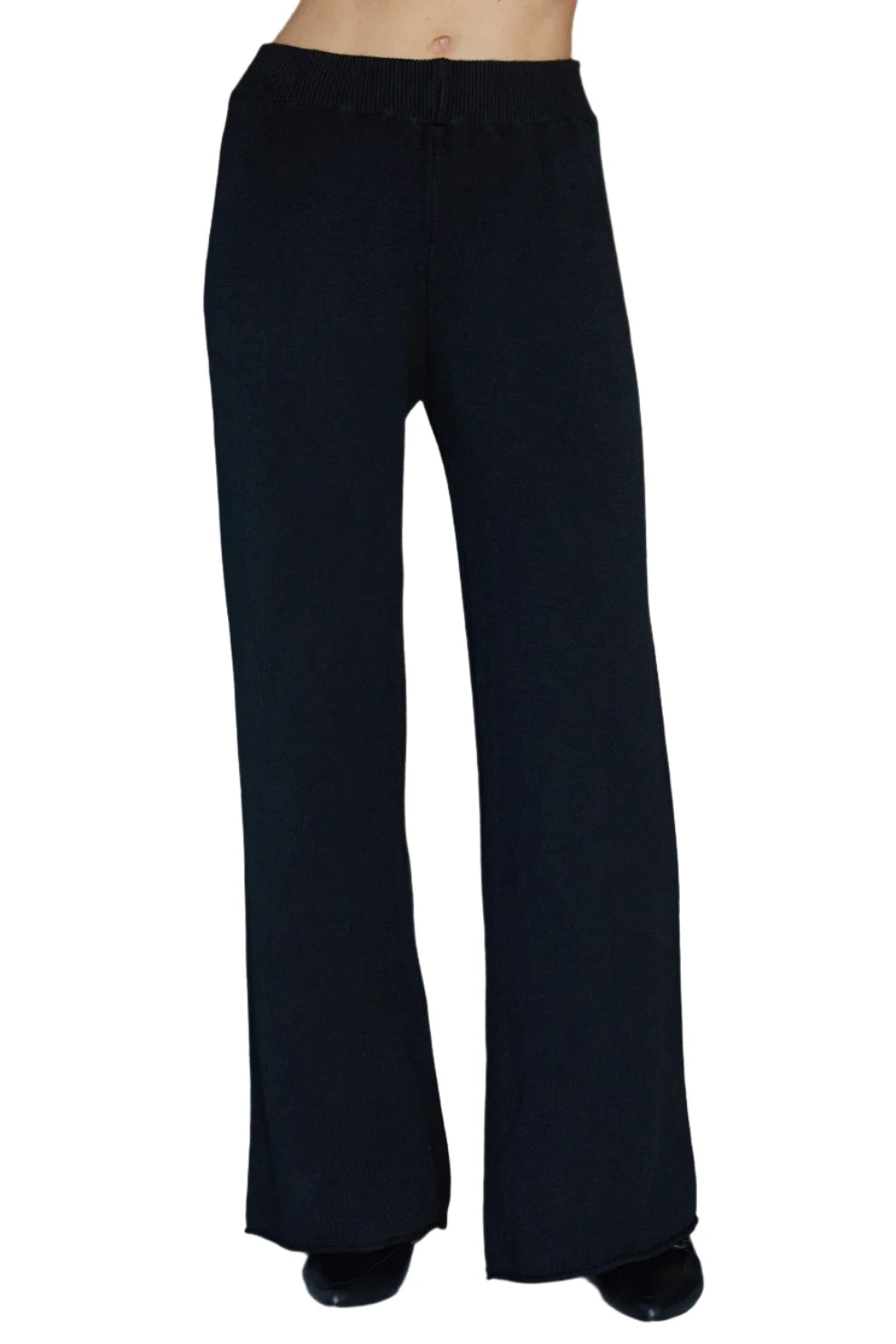 Italian Viscose Knit Flared Pant