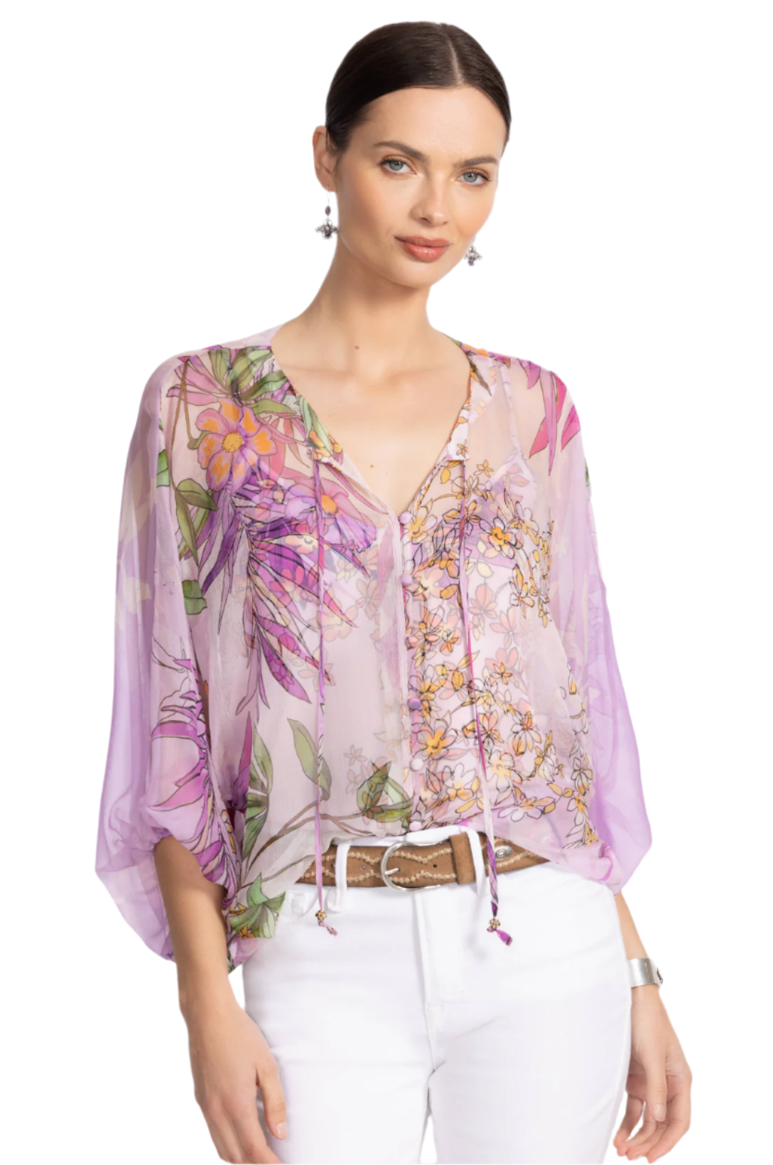 Harlyn Button Front Blouse - Dallia
