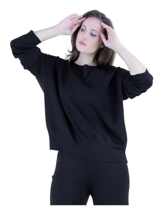 Comfy Crew Neck Pullover Sweater