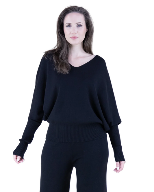 V-Neck Comfy Pullover Sweater