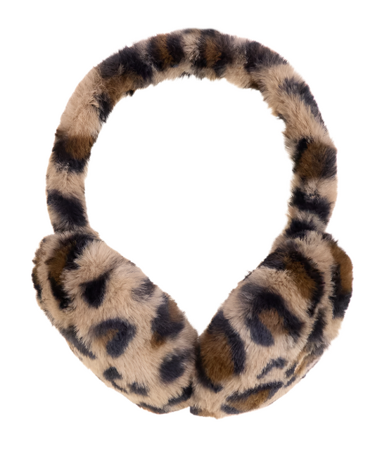 Leopard Faux Fur Ear Muffs