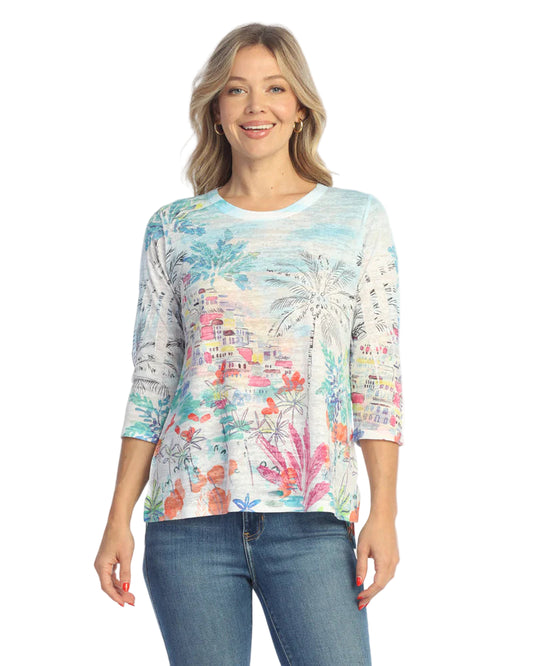 Sublimation Hi-Lo Tunic Top - Seaside
