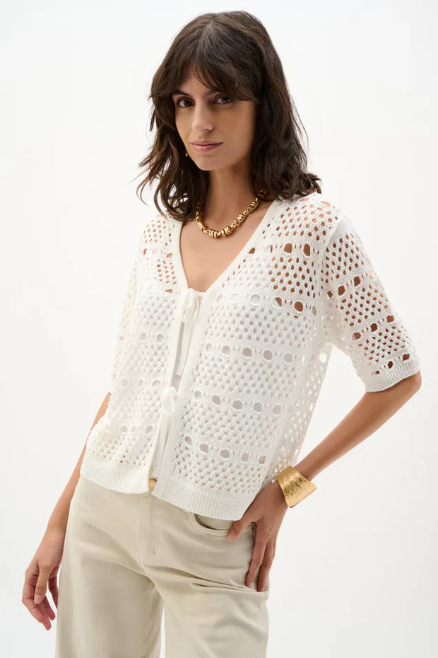 Soft Knit Draped Pull-Through Cover-Up