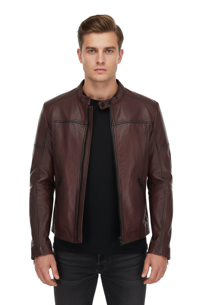 Men's Aryn RF Leather Jacket
