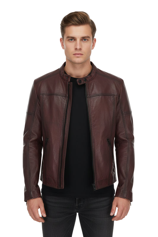 Men's Aryn RF Leather Jacket