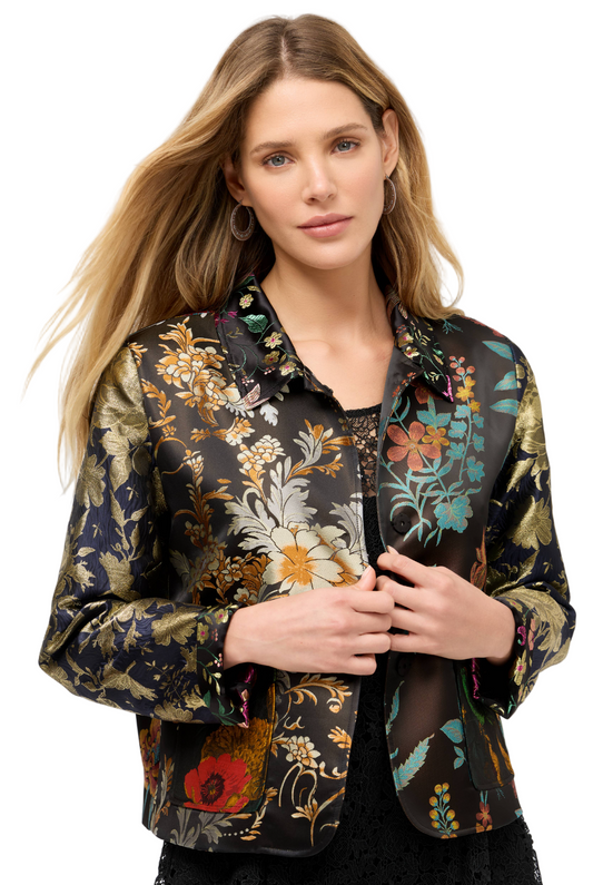 Limited Edition Jacquard Cropped Jacket