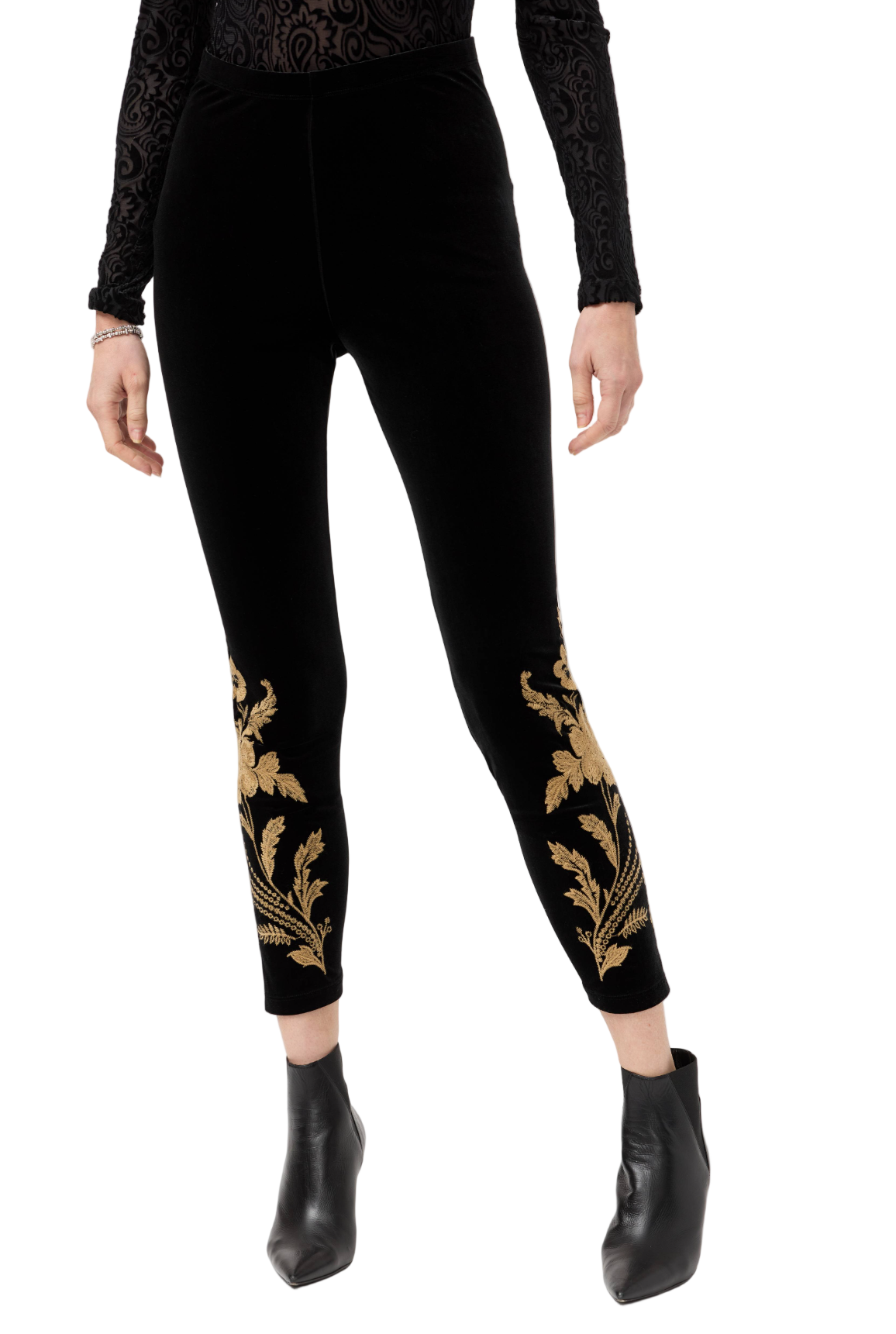Stretch Velvet Legging