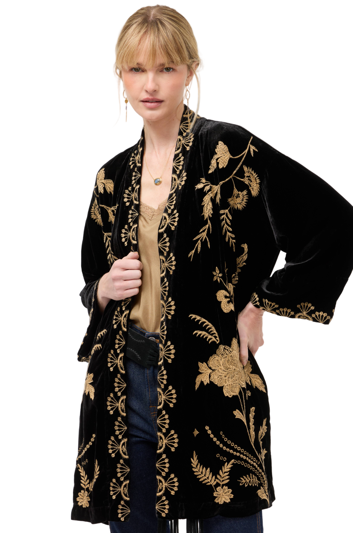 Velvet Kimono - Lara