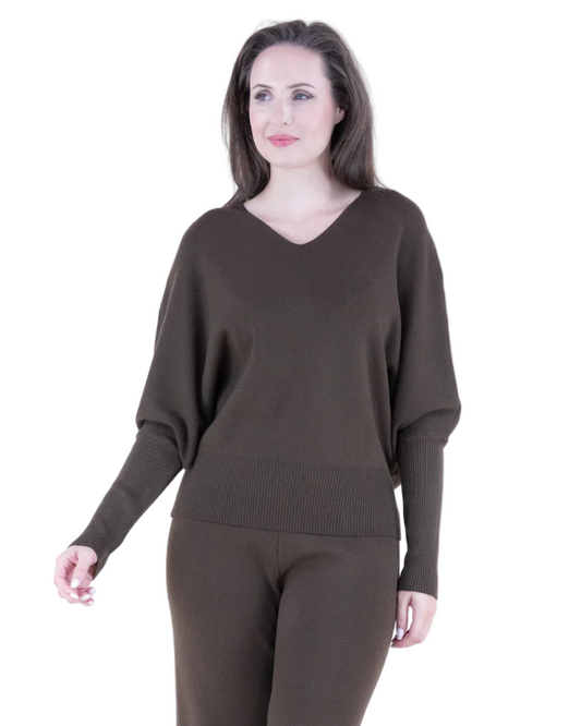 V-Neck Comfy Pullover Sweater