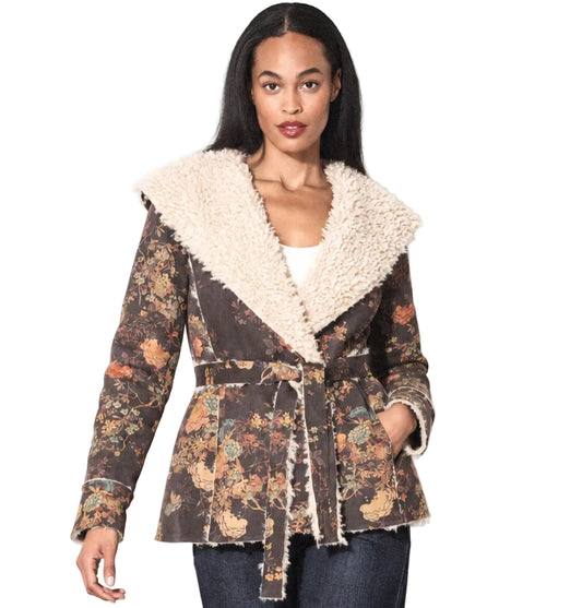 Reversible Suede & Sherpa Jacket