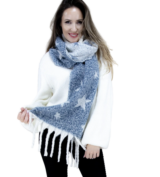Stargazing Scarf with Fringe
