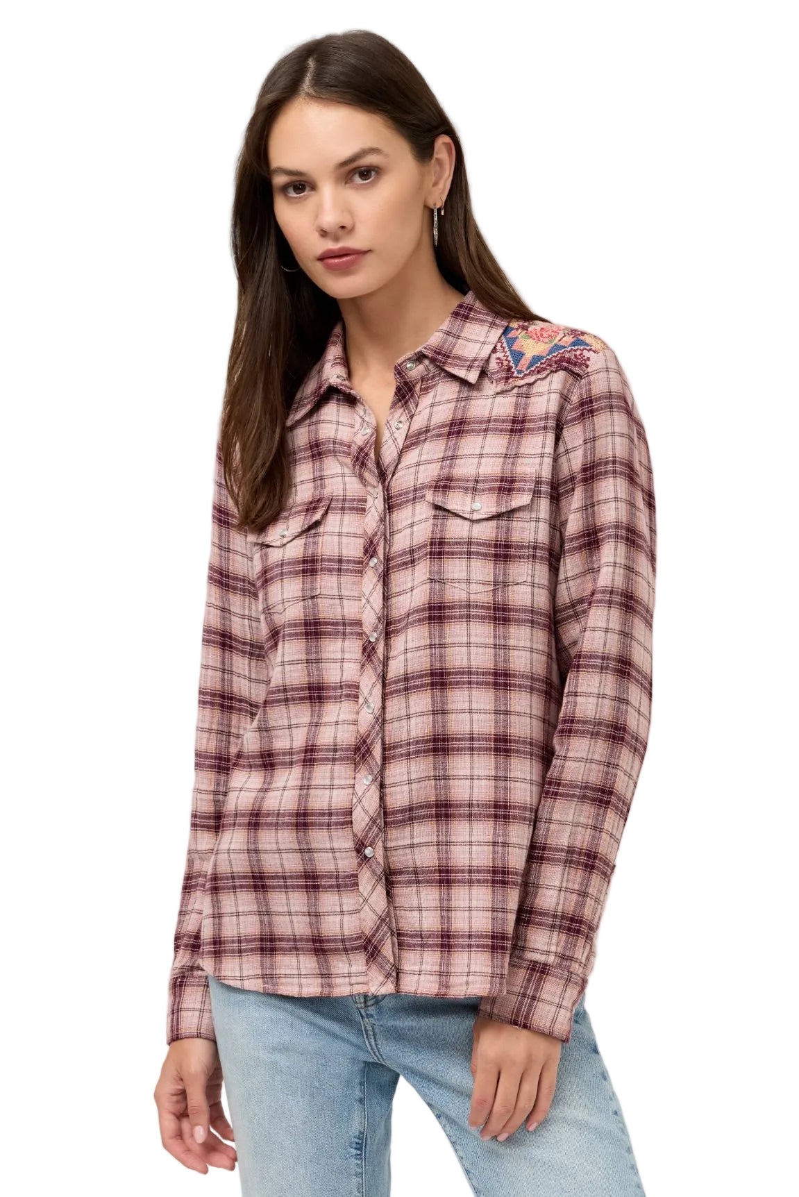 Western Plaid Shirt - Isadora