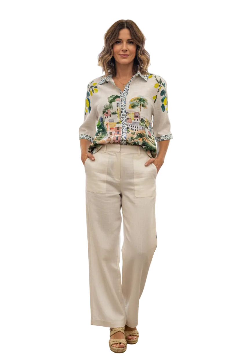 Relaxed Kimono Sleeve Shirt - Ondora