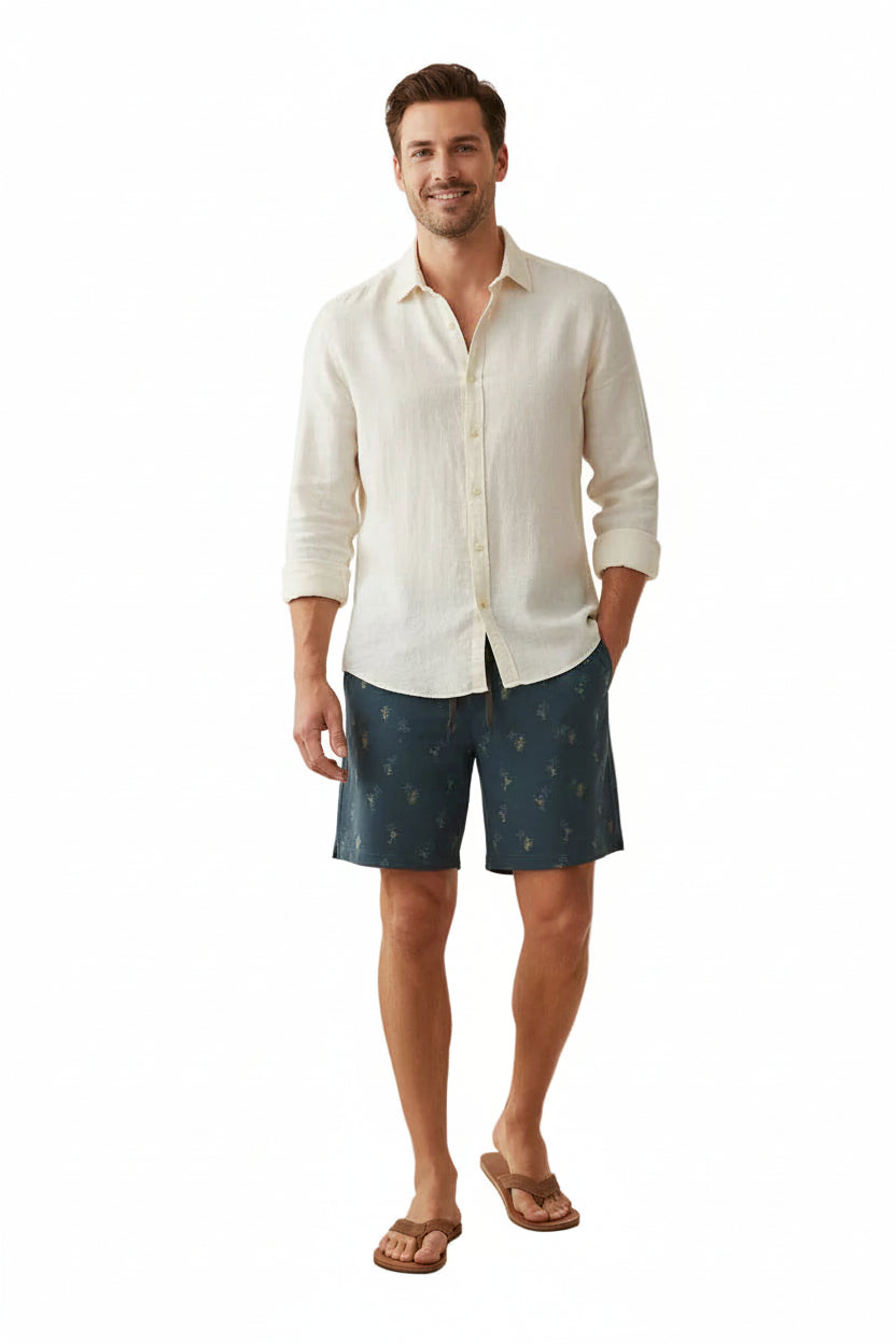Nylon Printed Water Shorts 10"