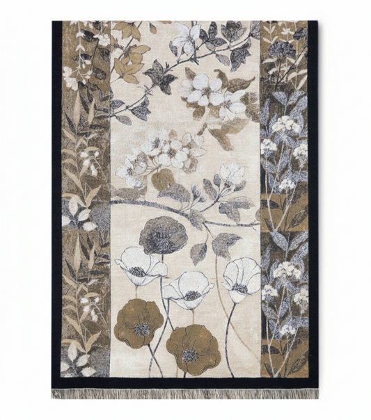 Vintage Floral Collage Scarf