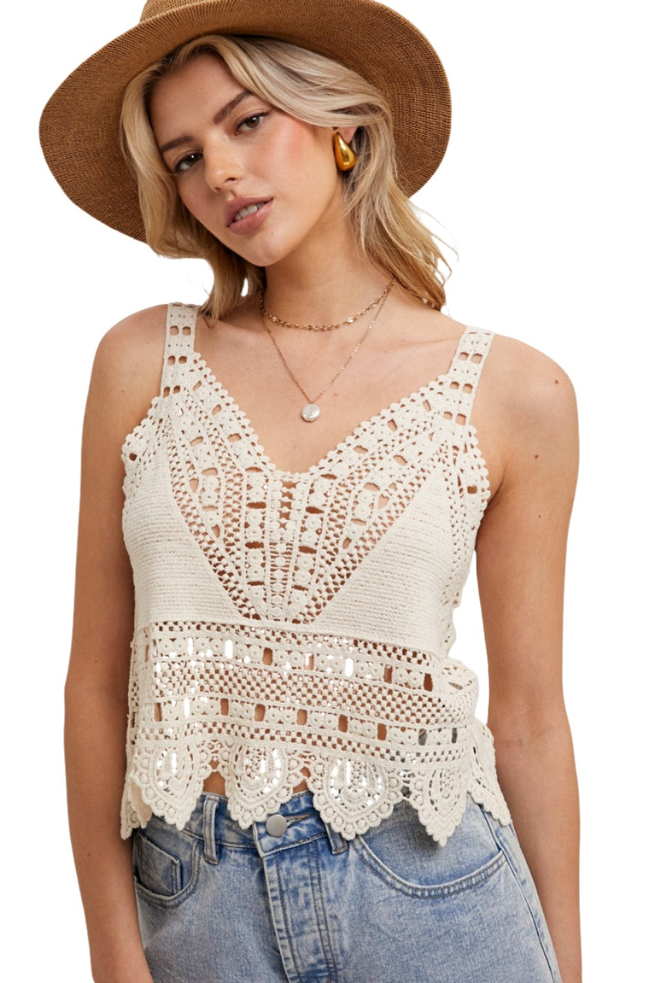 Crochet Lace Tank