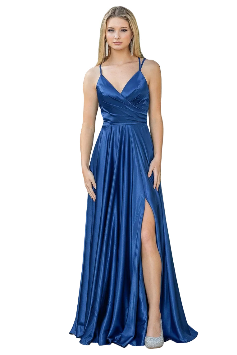 High Leg Slit Prom Dress