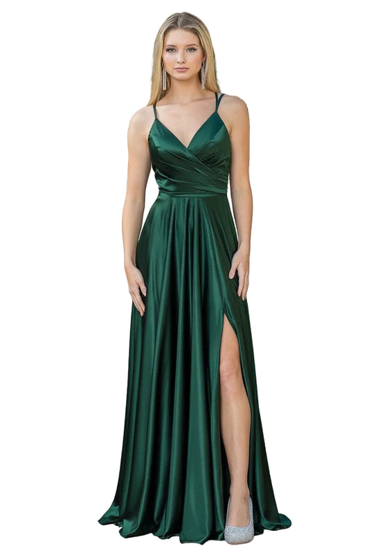High Leg Slit Prom Dress
