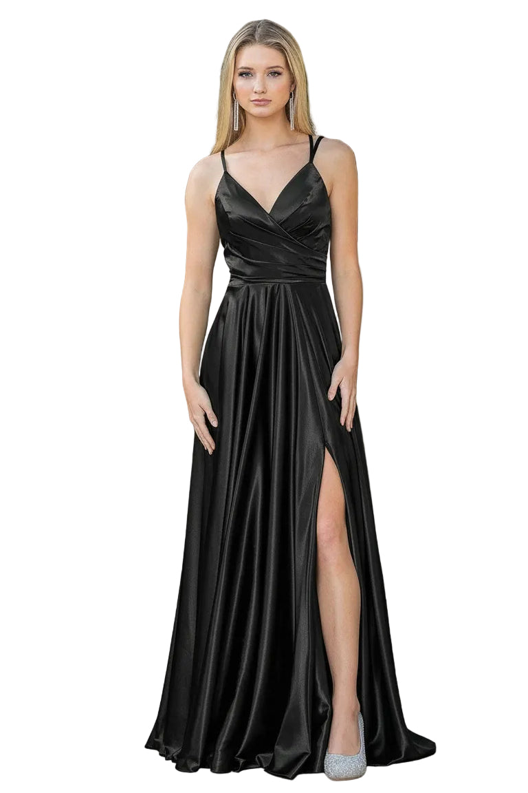 High Leg Slit Prom Dress