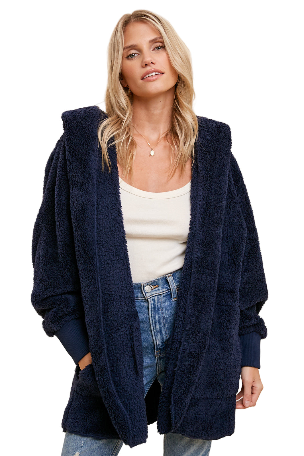 Faux Fur Hooded Jacket